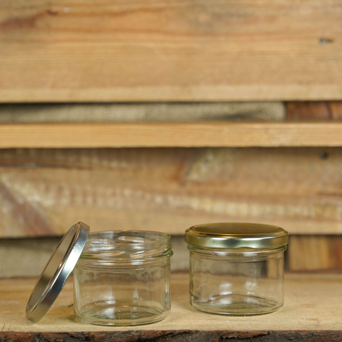 Transparentes Glas mit Deckel | Aufbewahrung | Vorratsdosen | Glasbehälter mit Schraubdeckel | Kerzenglas | Kerzengießen