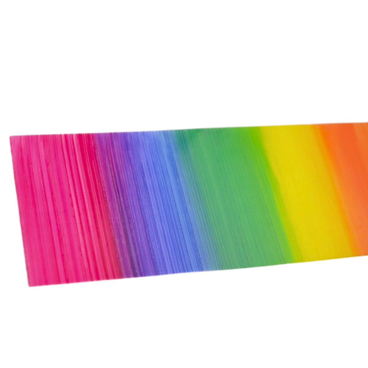 Wachsplatte Regenbogen | Verzieren von Tauf- & Kommunionkerzen (20 × 6 cm)