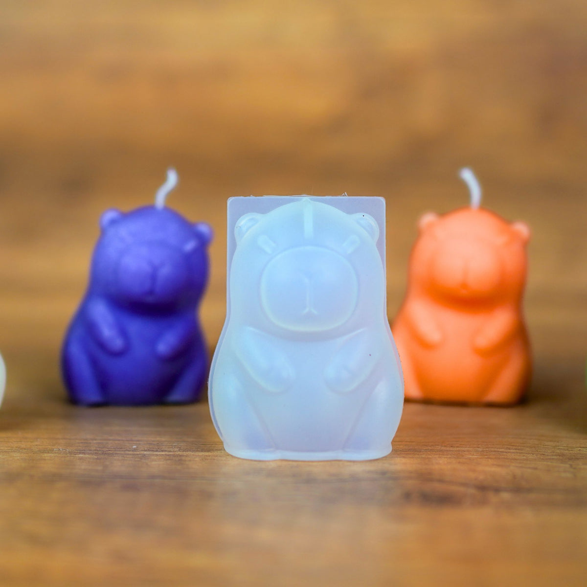 Capybara Silikonform für Kerzen – Kerzen Gießform Tier | DIY Kerzen selber machen