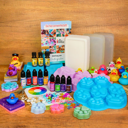 DIY Seifen Set groß | Seifen selber machen für Gruppen & Kindergeburtstag | Seifenparty