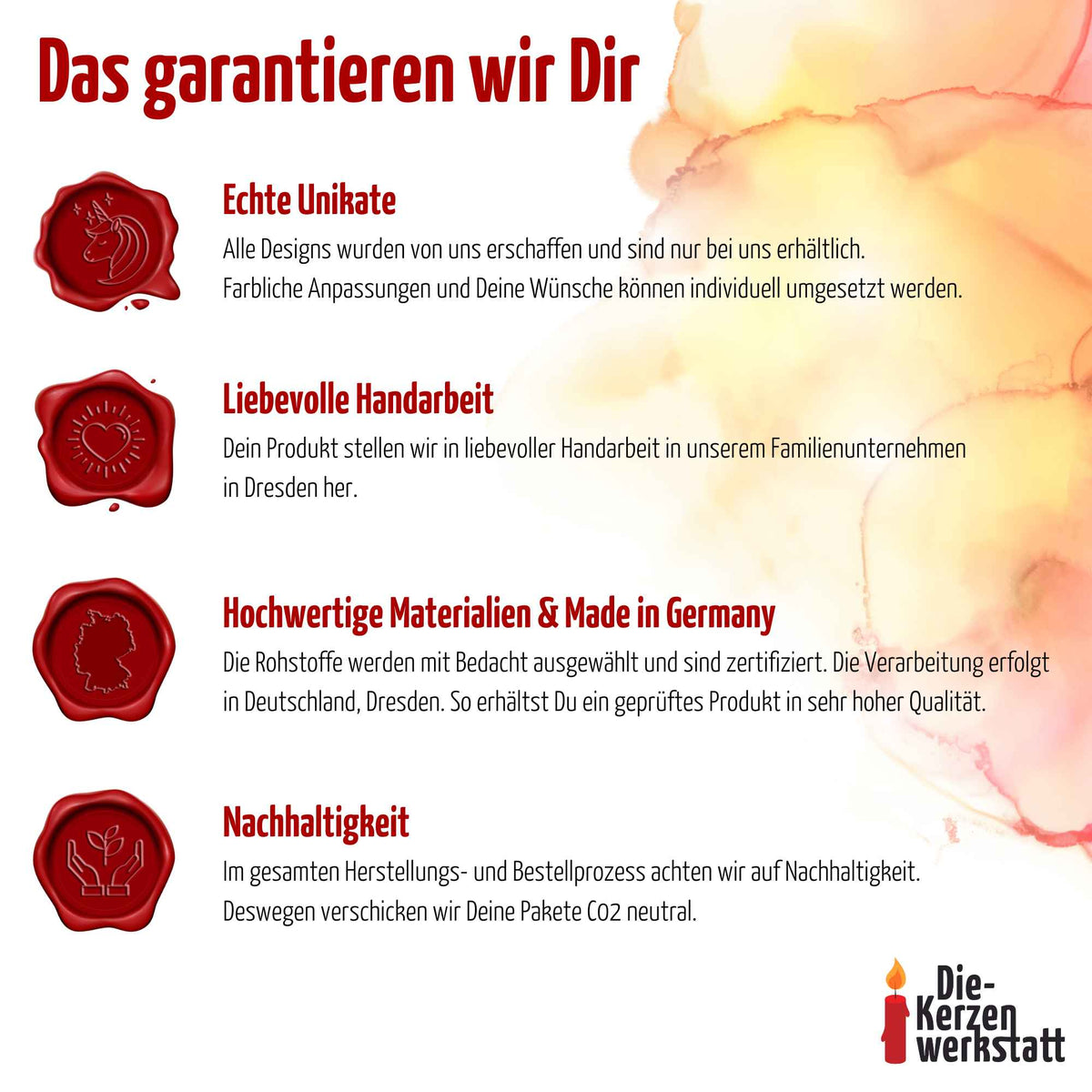 Weihnachtskerze | 20 cm Höhe | Frohes Fest | Geschenk | Advent