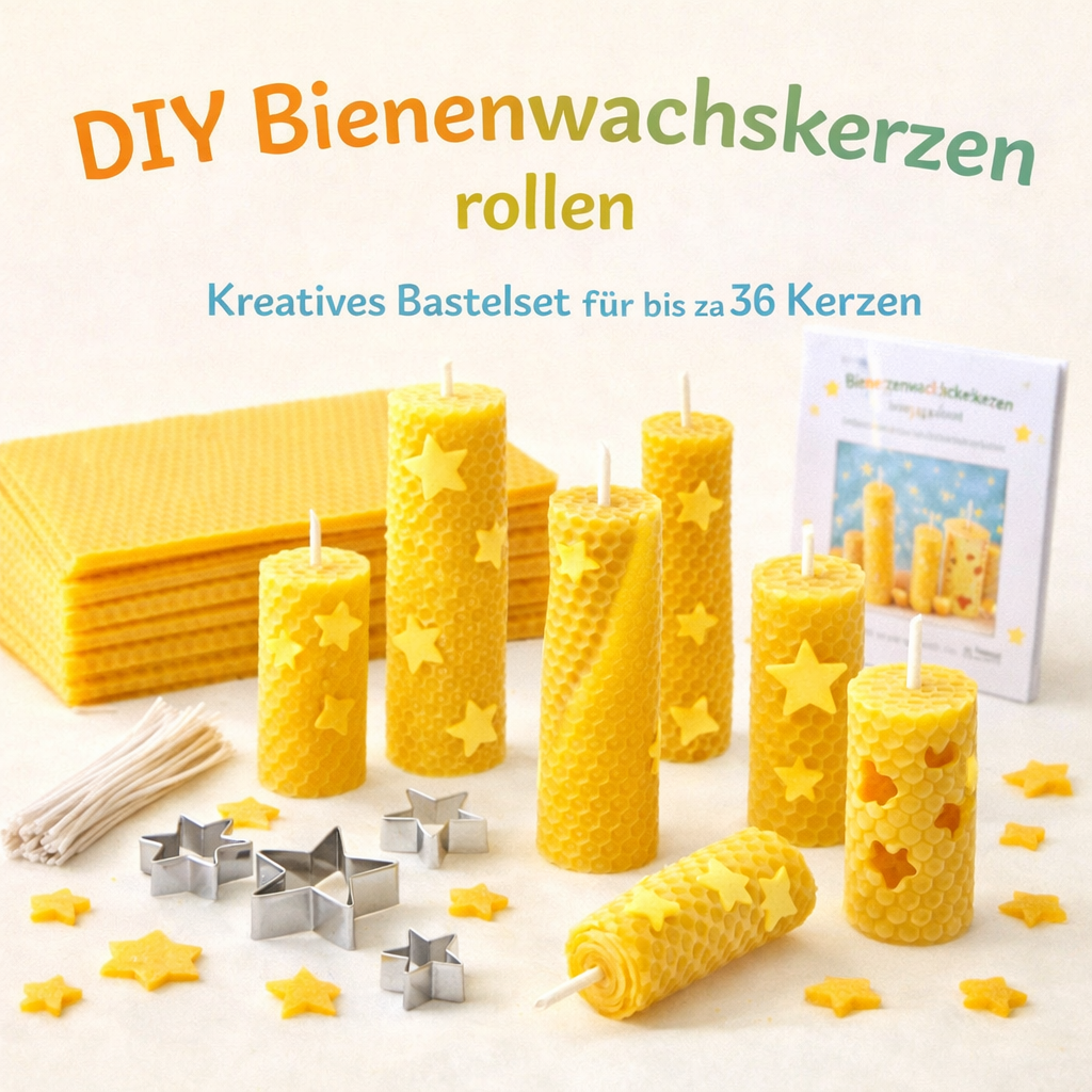 Kreatives Bienenwachskerzen zum Rollen Bastelset