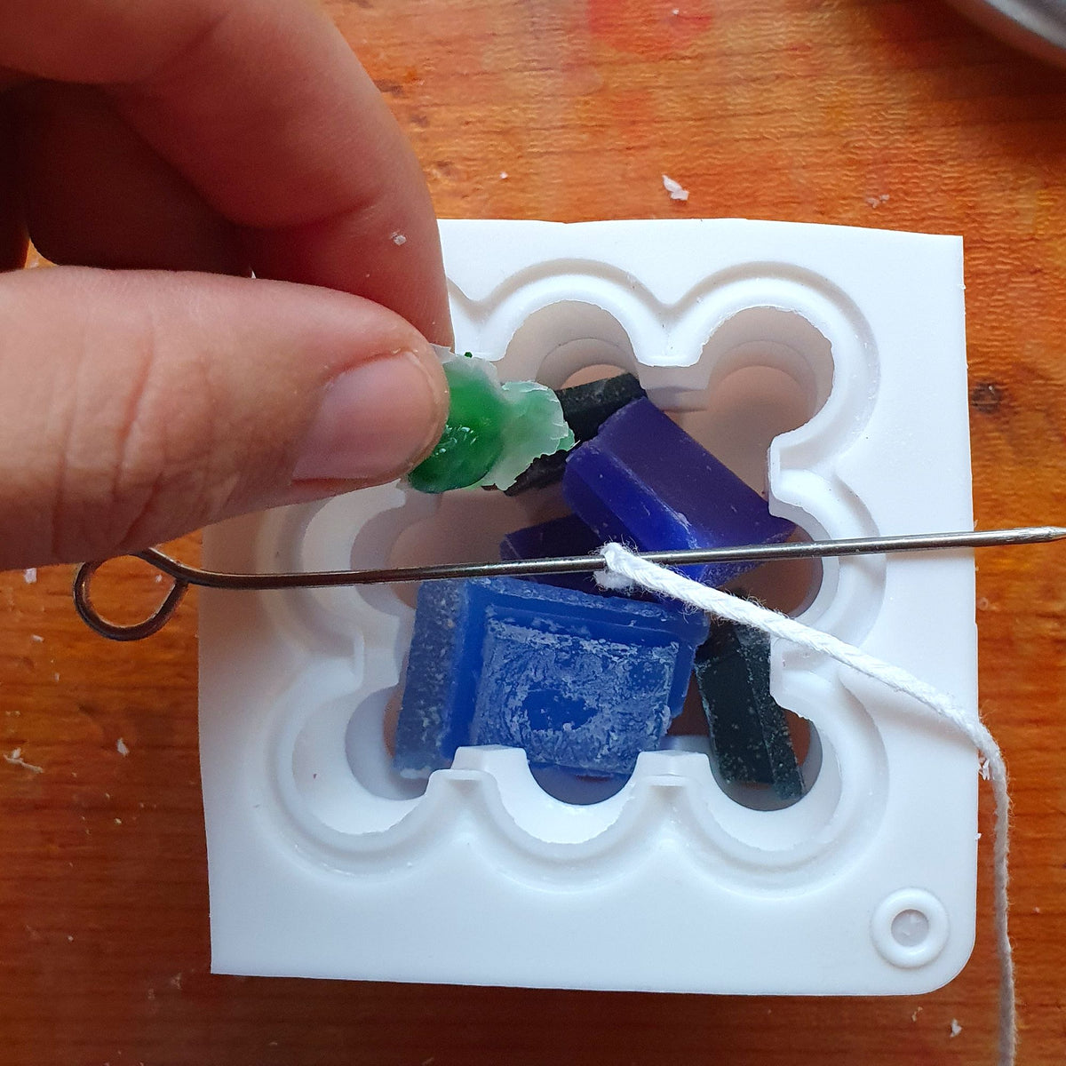 Kerzen Silikon Gießform - Bubble Würfel | Kerzenzubehör | Kerzen gießen | Kerzen selber machen