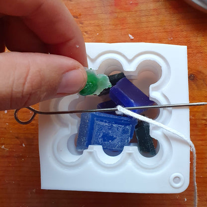 Kerzen Silikon Gießform - Bubble Würfel | Kerzenzubehör | Kerzen gießen | Kerzen selber machen