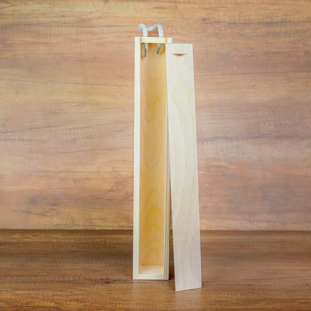 Kerzenbox Holz 41 cm für schmale 40 cm Handkerzen