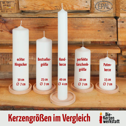 Kerze zum Muttertag mit Foto Rahmen | 15-40cm Höhe | Personalisierte Kerze | Geschenkidee Mama Mutter | Geschenk Geburtstag Frau
