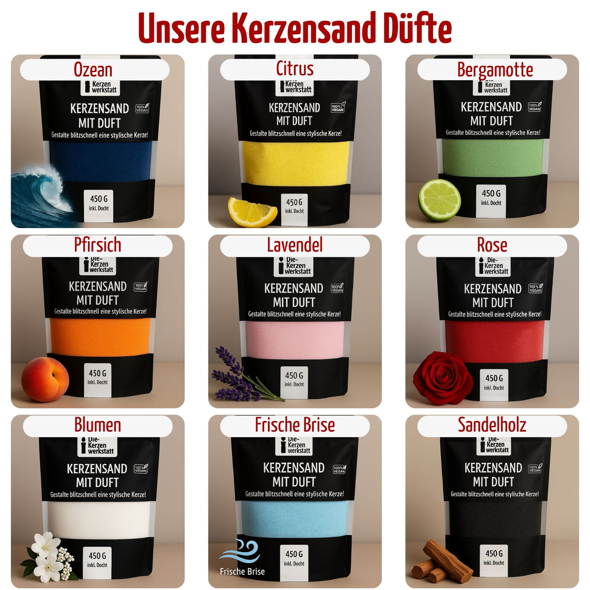 Kerzensand mit Duft | Kreative DIY-Kerzen ganz ohne Schmelzen