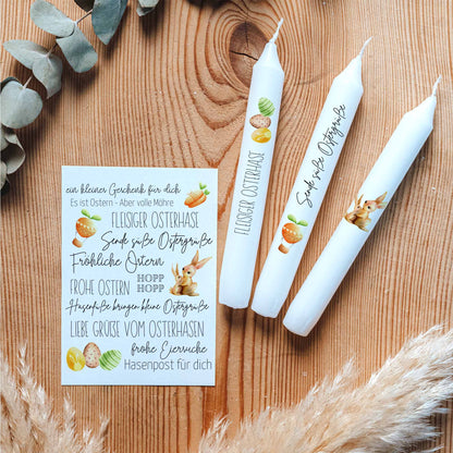 Kerzentattoo Paket für ca. 500 Kerzen | verschiedene Anlässe | Bastelset für Kerzen | Geschenk | Basteln | Kerzensticker