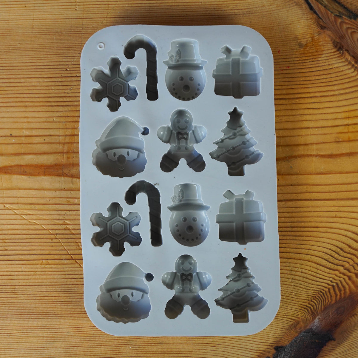 Seifengiessform Weihnachten 14 Figuren | Seifen selber machen | Seifenherstellung