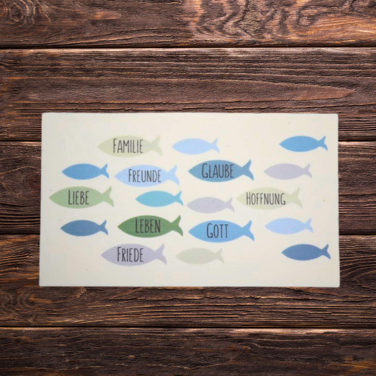Wachsdekor Fische für Kerzen | Taufkerze & Hochzeitskerze gestalten | Haftet auf Wachs, Papier & Glas