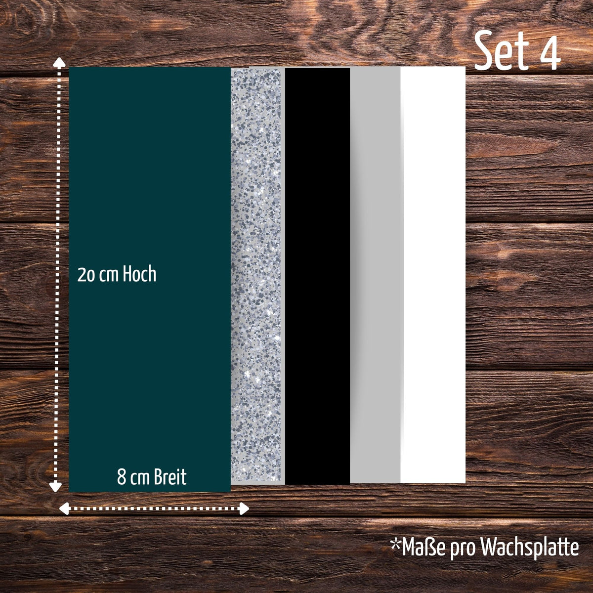 Hochwertiges Wachsplatten-Set Nr.4