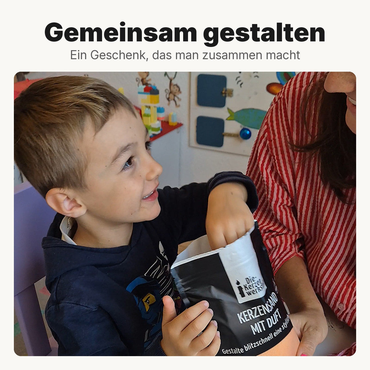 Kerzensand gemeinsam gestalten