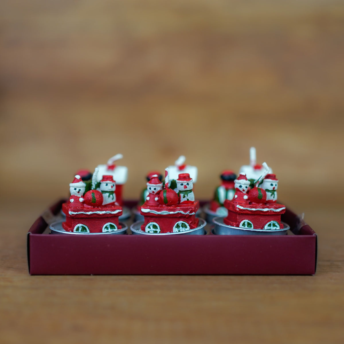 Teelichter Weihnachtszug im 6er Set – Ansicht 3