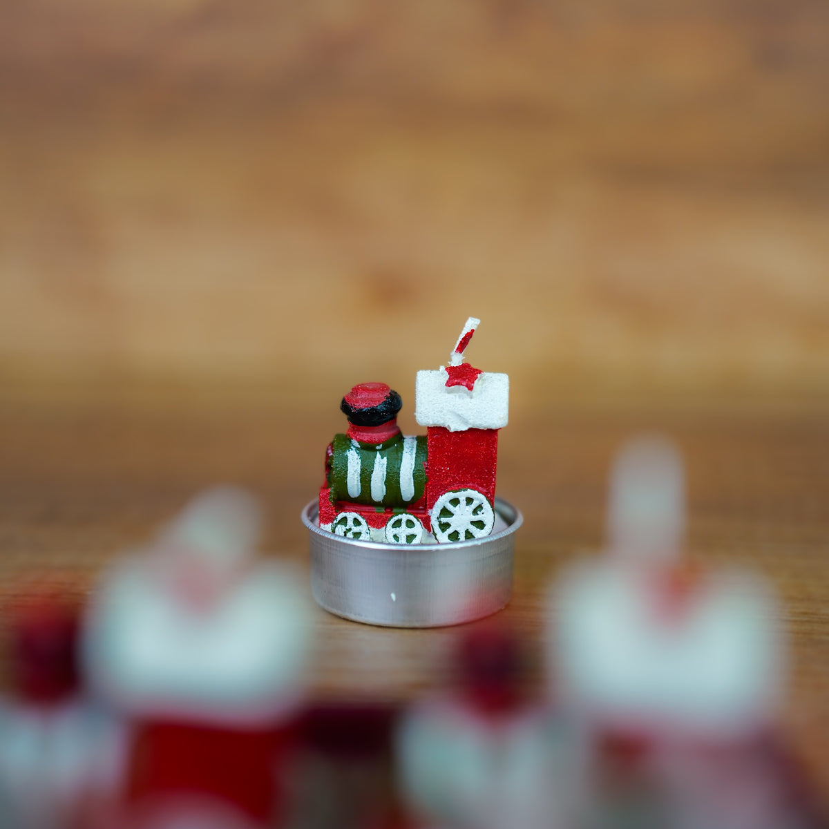 Teelichter Weihnachtszug im 6er Set – Ansicht 5