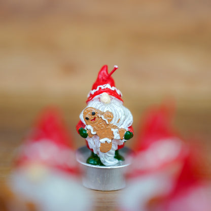 Teelichter Wichtel mit Lebkuchenfigur im 6er Set – Ansicht 3