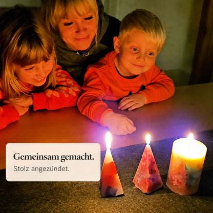 DIY-Kerzen-Gießset für 14 Weihnachtsgeschenke