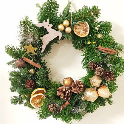 Strohkranz Rohling – Naturkranz in verschiedenen Größen | Basis für Adventskranz & Dekoration