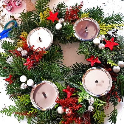 Strohkranz Rohling – Naturkranz in verschiedenen Größen | Basis für Adventskranz & Dekoration