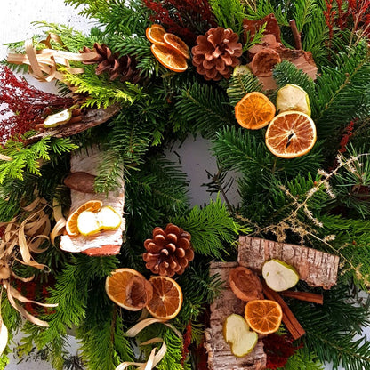 DIY Adventskranz Bastelset – mit frischem Tannengrün & Naturmaterialien